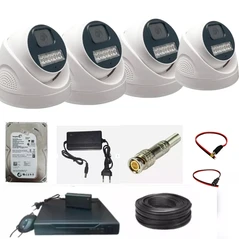 پک 4 دوربینه ahd دید در شب رنگی 