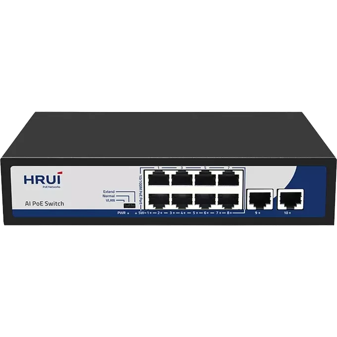 سوئیچ 8 پورت POE مدل  HR900-AF-82N