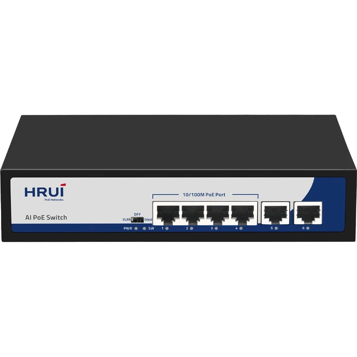 سوئیچ 4 پورت POE مدل  HR900-AF-42N