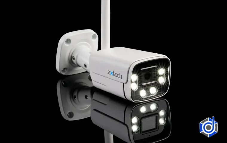 تصویر دوربین مداربسته مشهد  به رنگ سفید در پشت زمینه مشکی