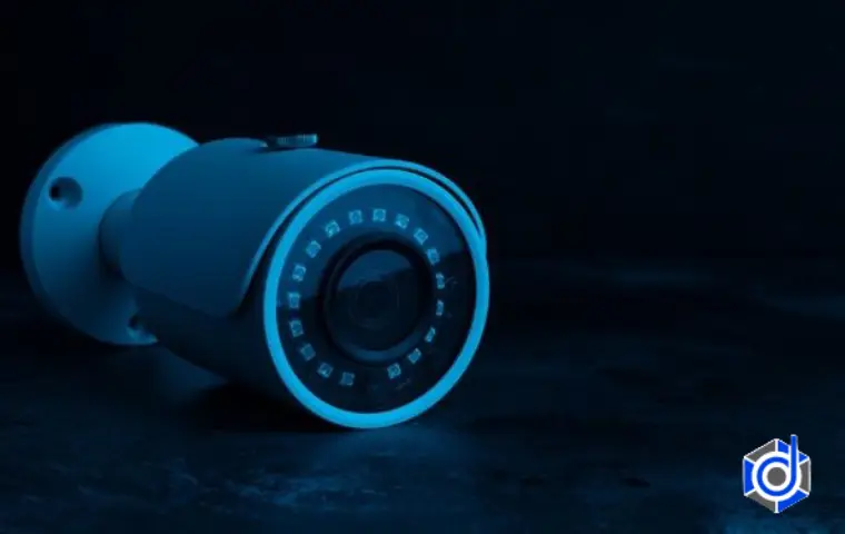 تصویر دوربین مداربستهای که روی زمین افتاده به رنگ سفید