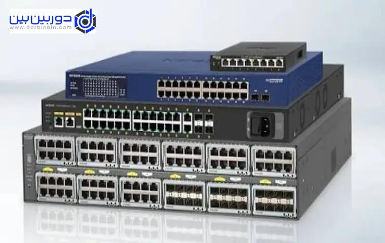 تعدادی سوئیچ شبکه غیرمدیریتی 